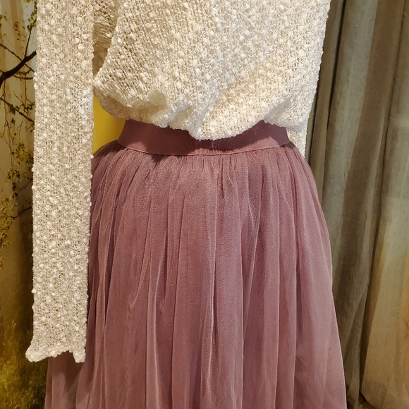 BOOHOO | Mauve Tulle Skirt - Picture 8 of 11